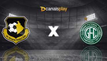 Assistir São Bernardo x Guarani ao vivo online 16/02/2025