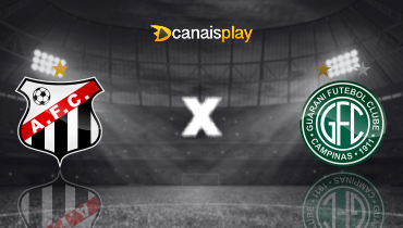 Assistir Anápolis x Guarani ao vivo online 21/07/2025