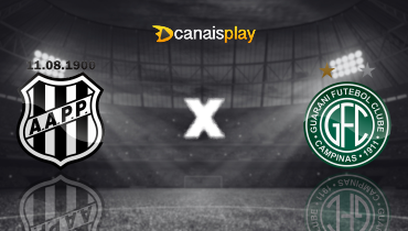 Assistir Ponte Preta x Guarani ao vivo online 02/08/2025