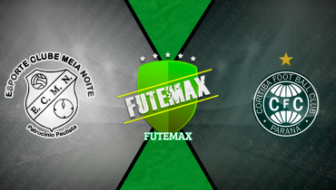 Assistir Meia Noite x Coritiba ao vivo online 08/01/2026