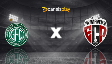 Assistir Guarani x Primavera ao vivo online 10/01/2026